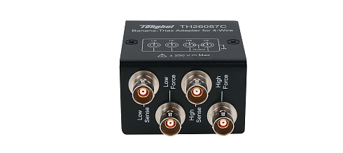 Четырёхконтактный Кельвиновский переходник Banana-Triax TH26087C